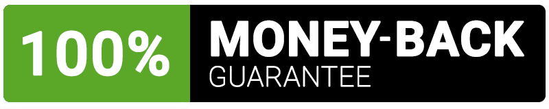 100% Money Back Guarantee